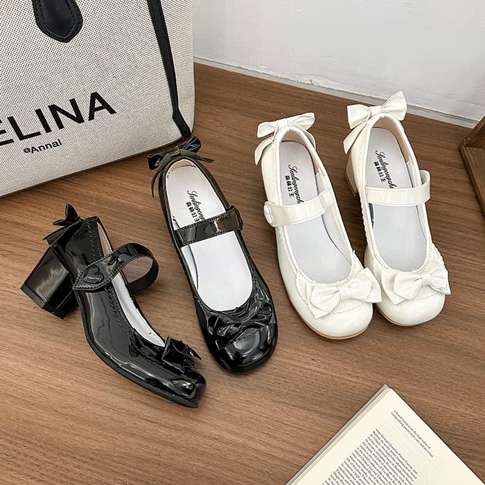 Sweet Lolita Elegant Trendy French 2026 New Model Loafer Mid Heel Mary Jane Shoes