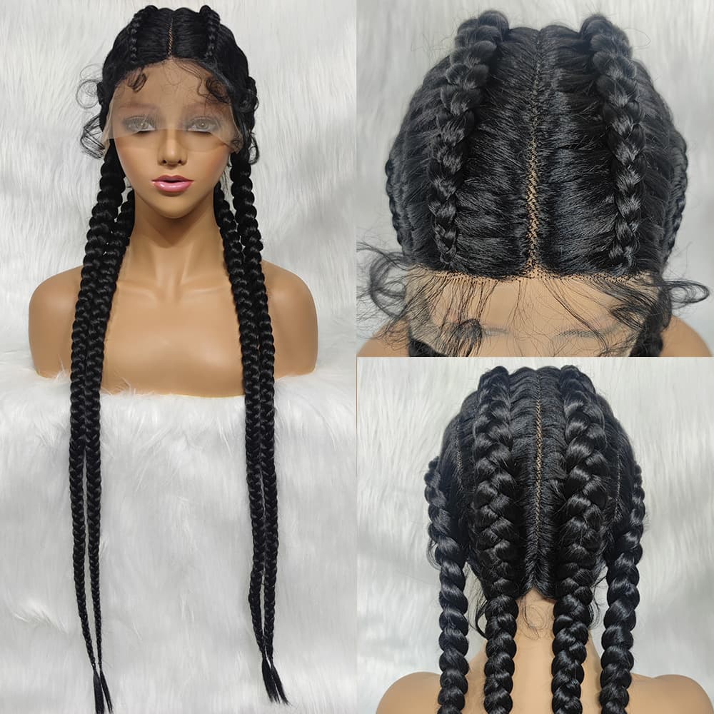 4 Strand Lace Braids Wig