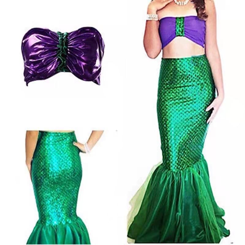Sexy Mermaid Princess Fish-Tail Dress