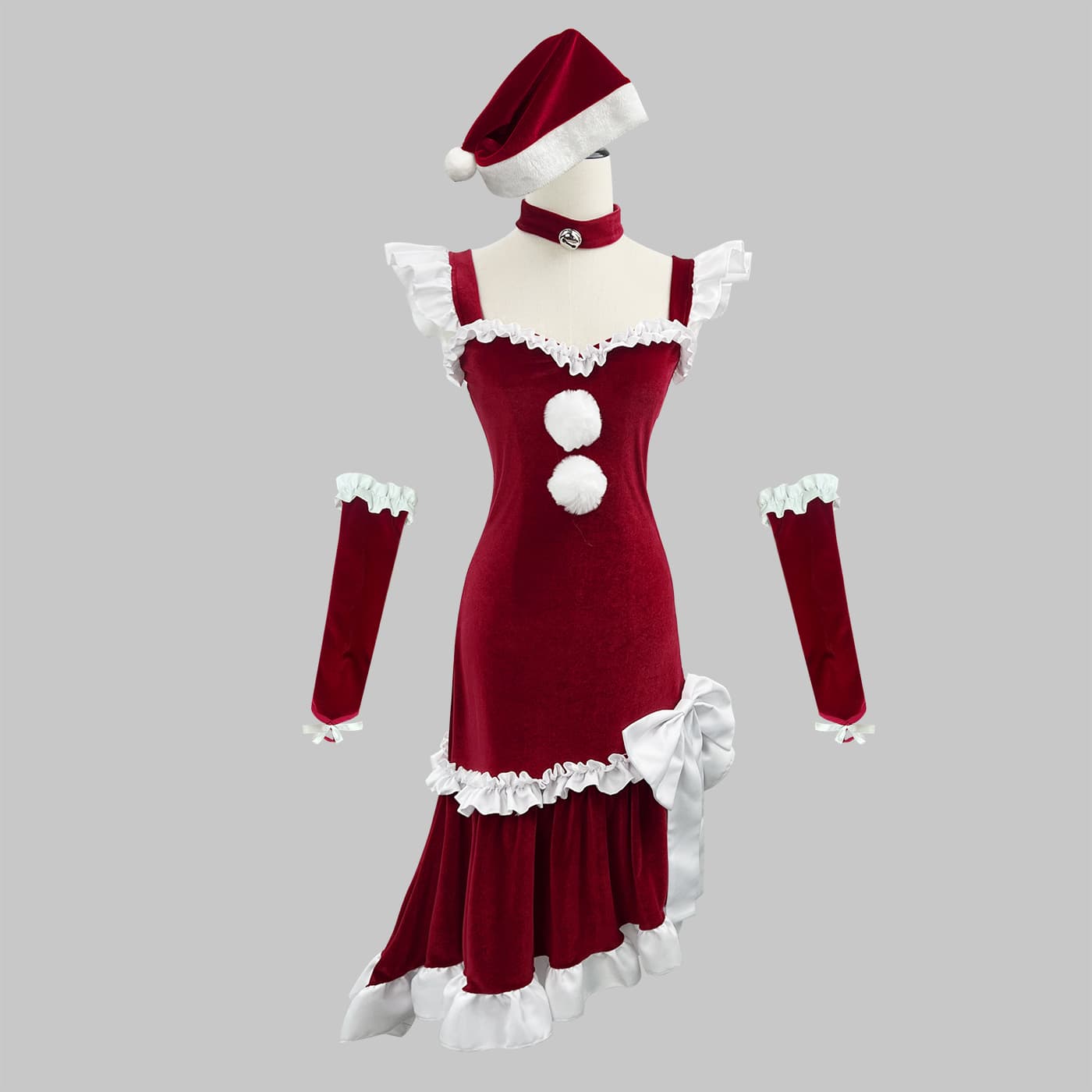 Original New Arrival Hip-Hugging Outfit French-Style Dress Christmas Performance Costume