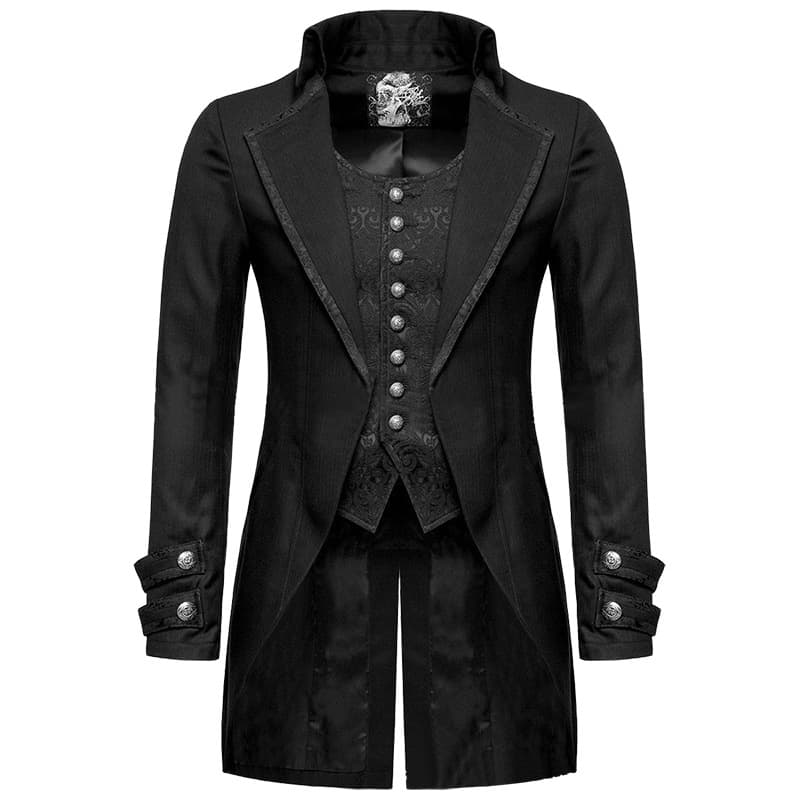 Men's Vintage Jacket Victorian Morning Gown Cosplay Clothing