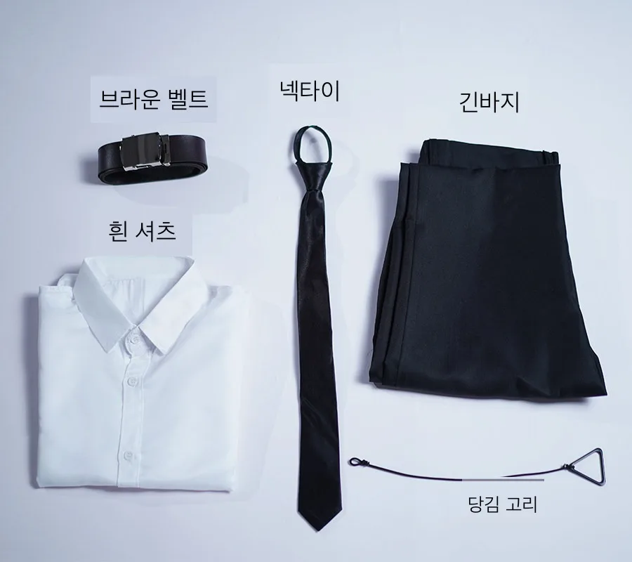 체인소맨 코스프레 의상 정장 (덴지 하야카와 아키 히메노)
